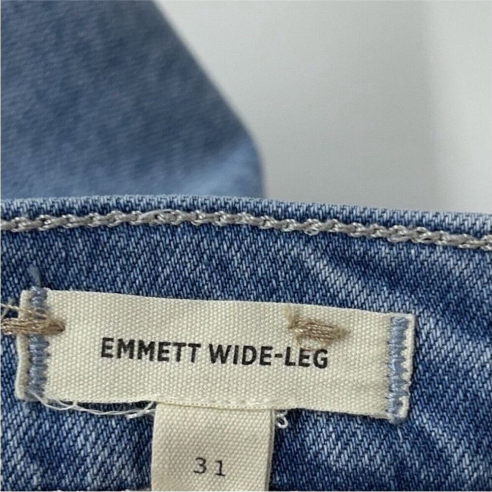 Madewell Emmett Wide Leg Crop Jeans Womens Size 31 High Rise - Picture 6 of 6